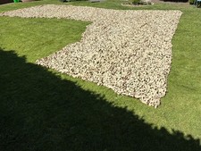 Ex British Army - Camouflage netting, cam net. Desert L shaped 9 x 7 M see photo