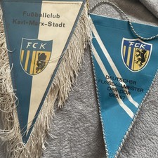 alte Wimpel DDR Fußballclub Karl-Marx-Stadt FCK 