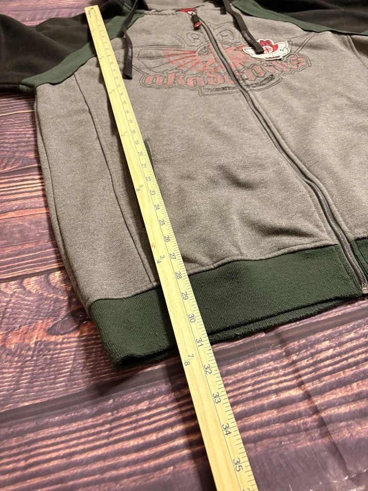 Vintage Akademiks Sudadera con Capucha Cremallera Hombre’s Talla XXL Foto 4 de 4