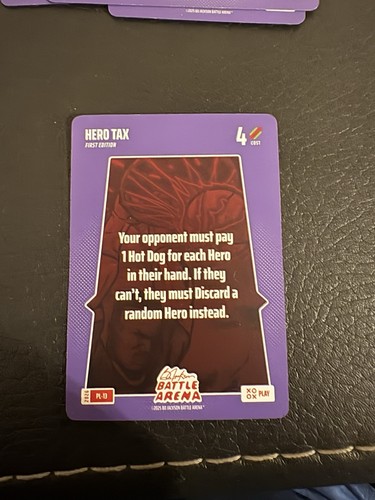 2026 Bo Jackson Battle Arena Hero Tax PL-13 Play Card SSP