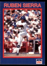 Ruben Sierra 1990 Starline Long John Silver #8 Rangers MLB READ FREE SHIPPING