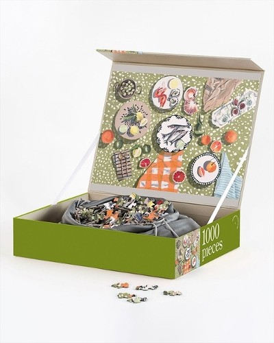 Table by the Sea - 1000-Piece Jigsaw Puzzle - Artist Designed Jigsaw Puzzle for