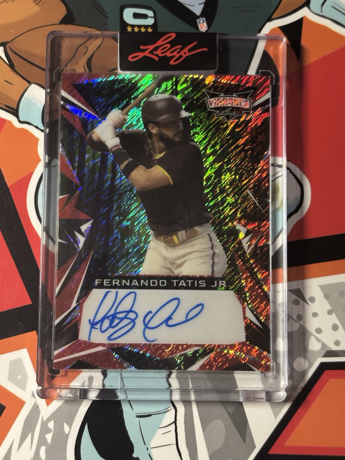 2023 Leaf Vibrance Fernando Tatís Jr Auto /2. No. BA-FT2