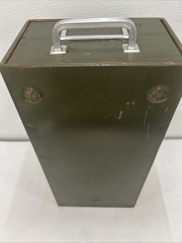 Vintage Steel Drawer Index Card Metal File Cabinets Stackable Green 17x 8.25x5.5 - Picture 12 of 20