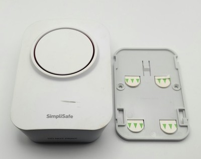SimpliSafe Extra Siren 105dB Security System SSWS3 Fire Alarm - USED