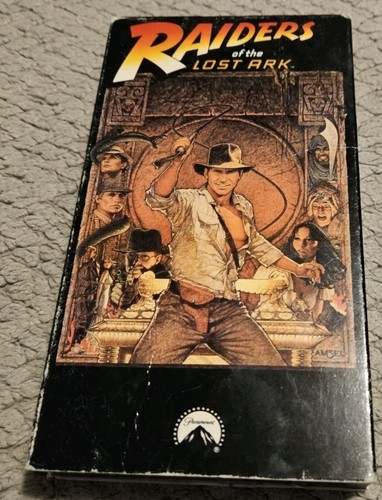 Raiders Of The Lost Ark 1981 VHS Tested Plays - Picture 1 of 12