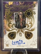 Topps 2025 WWE Royalty Dexter Lumis TRIUMPH Auto /99 TRS-DLU Hard Signed