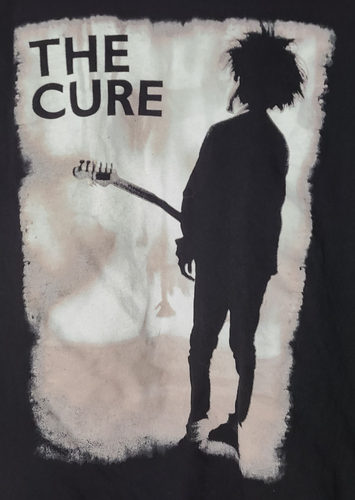 The Cure Black Large Band T-Shirt Goth Alt Rock Robert Smith - Picture 2 of 4