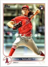 Packy Naughton 2022 Topps #540 Los Angeles Angels RC