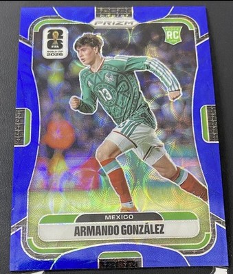 2026 Panini Prizm WC Armando  Hormiga  Gonzalez RC Blue Hyper  /38 Chivas Mexico