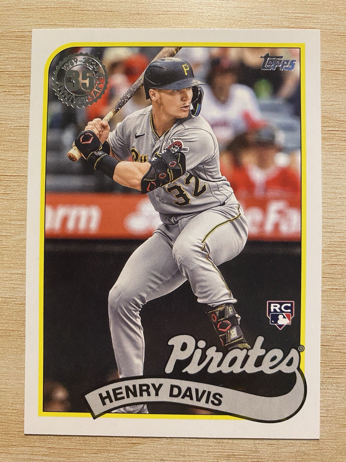 2024 Topps Baseball - 1989 Baseball Insert #89B-28 Henry Davis RC