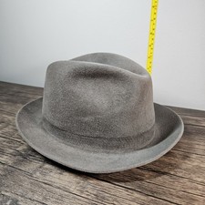 DOBBS FIFTH AVENUE Size 7 Fedora Hunter MT Citadel Color Felt Vintage L0456