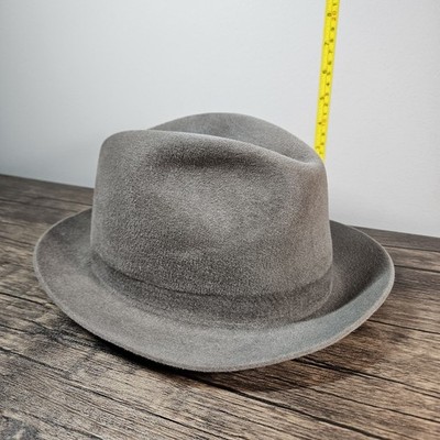 DOBBS FIFTH AVENUE Size 7 Fedora Hunter MT Citadel Color Felt Vintage L0456