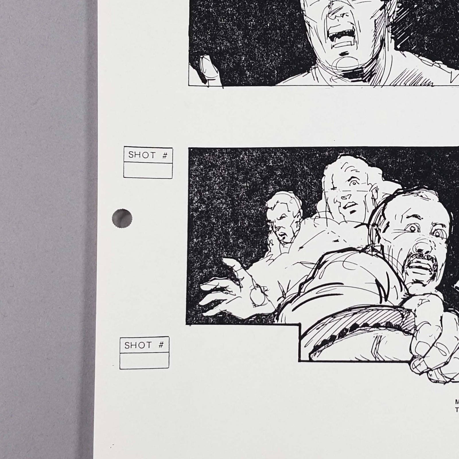 Image 6 of Lethal Weapon 4 Storyboard Joe Pesci Leo Getz Screaming Boat Fight Scene