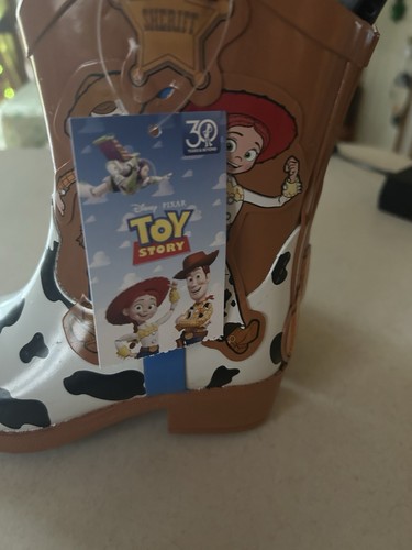 Brand New - Little Girls Toy Story Rain Boots Sz. 7-8 - Picture 2 of 5