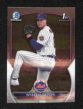 2023 Bowman Draft - Wyatt Hudepohl Chrome 1st Bowman #BDC-147 Mets Prospect