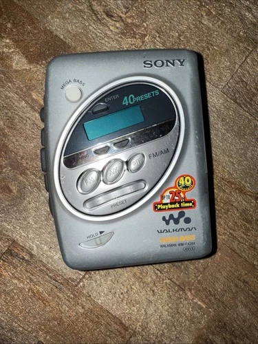 Vintage Sony Walkman WM-FX244 AM/FM Cassette Mega Bass + GE 3-5353B - PARTS ONLY