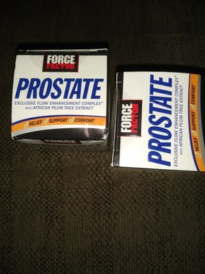 2 Packs Force Factor Prostate 60 softgels each (120 softgels total) 04/26+