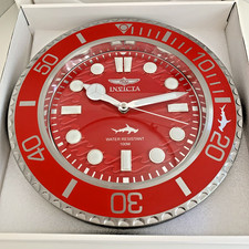 Invicta Pro Diver Wall Clock 14 Stainless Ste...