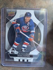 2024-25 Upper Deck Engrained Icons Denis Potvin Ebony #/199 Islanders