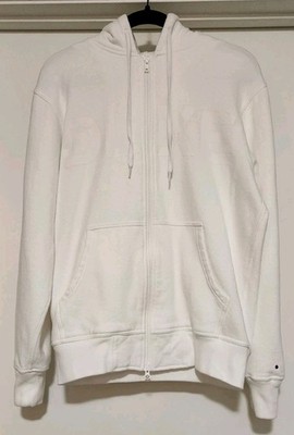 VTG Y2K Stussy Deluxe DLXE print Full Zip Hoodie Men's Large White