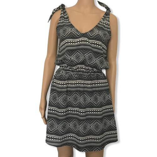 Show Me Your Mumu Harper Minikleid schwarz weiß geometrisch Rauten M - Bild 2 von 8