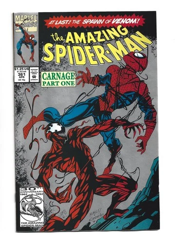 Amazing Spider-man #361, VF/NM 9.0, 1st Full Carnage; Venom, 2nd Print
