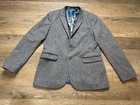 Ted Baker London Gray Wool Herringbone Blazer Suit Jacket Mens 5 42 R — photo 1
