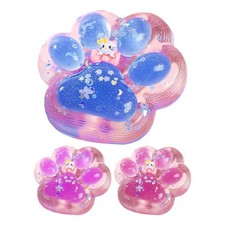 Weiches, dekomprimierendes, kneifendes Katzenpfoten-Squeeze-Spielzeug, Linderung