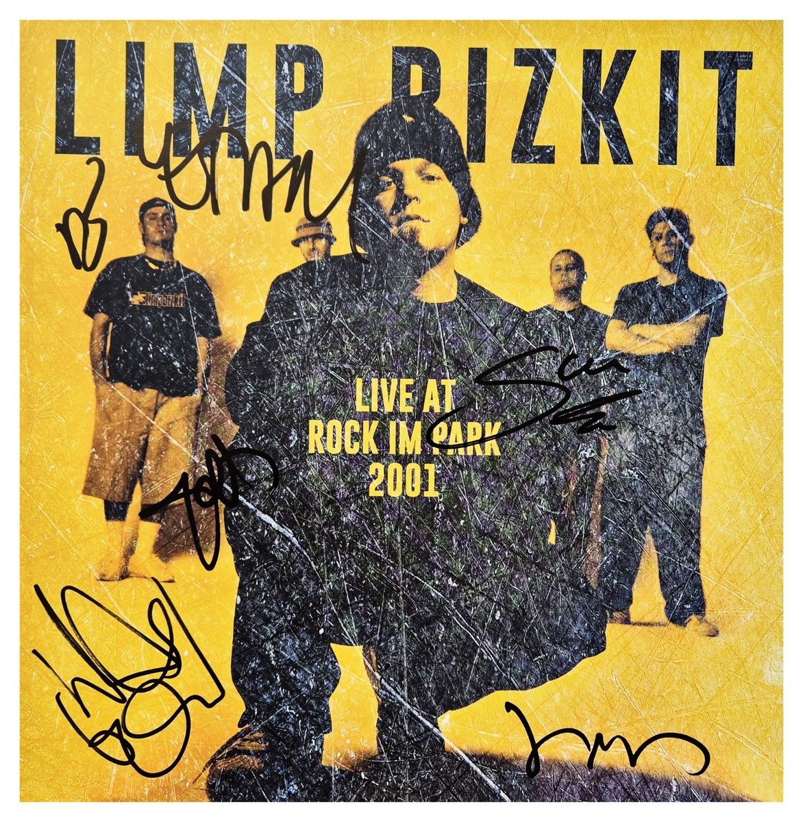 PSA/DNA LOA LIMP BIZKIT FULLY SIGNED Rock im Park live LP vinyl