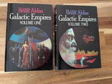 Galactic Empires Volume 1 and 2 by Edited By Brian Aldiss Hardcover Books