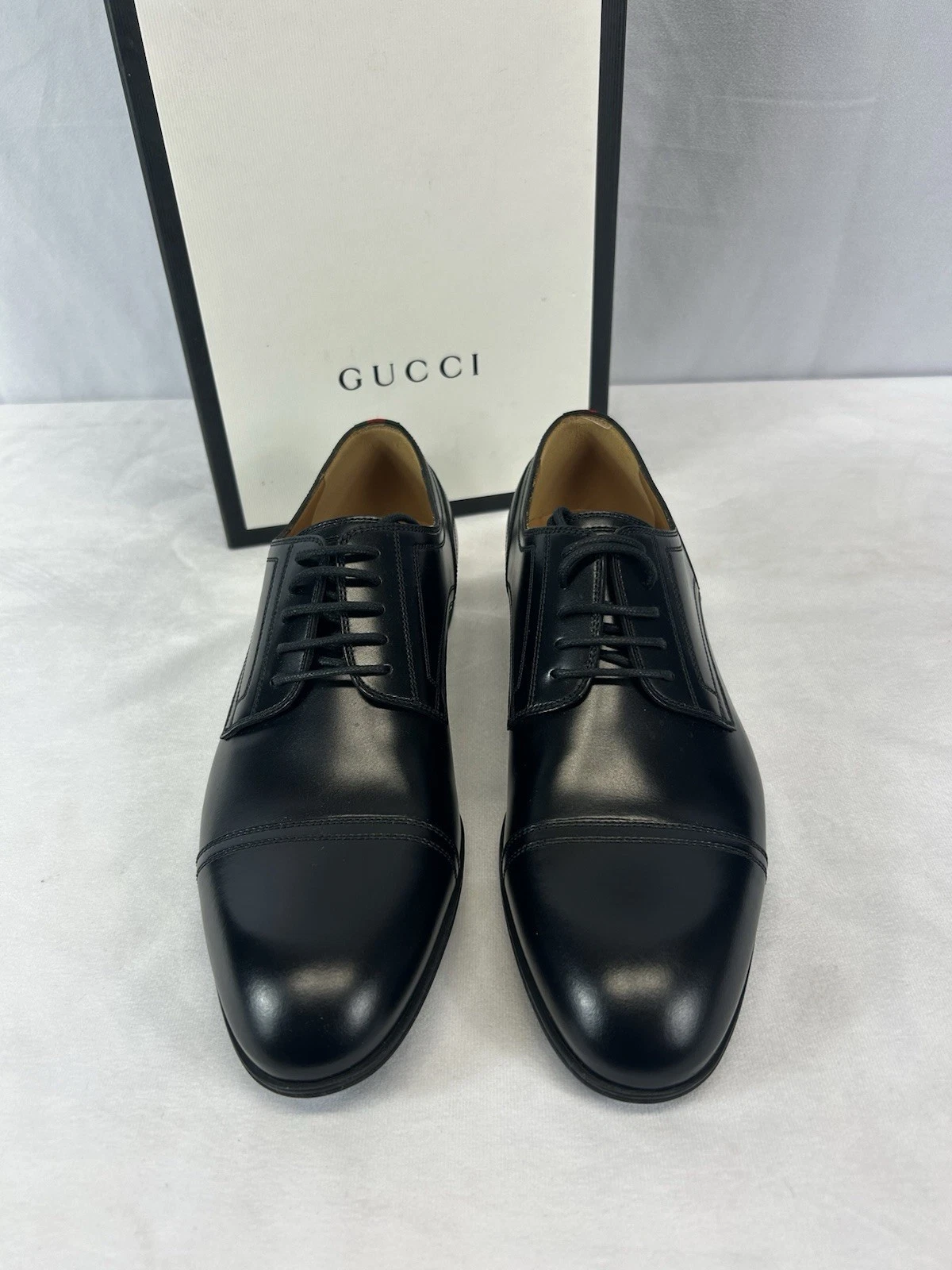 Oxfords homme Gucci Ravello en cuir noir taille US 6,5