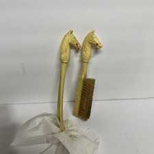 Vintage Horse head Shoe Horn And Brush Set