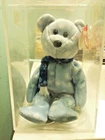 Ty Beanie Babies 1999 Holiday 🧸 Plush Toy - Blue - vintage  🆓 Beanie And Luck.