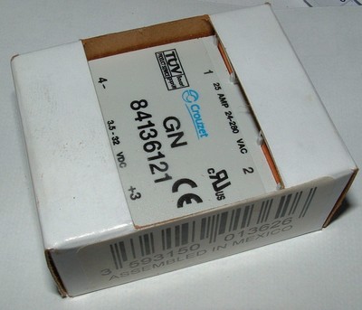 Crouzet 25A Halbleiterrelais GN84136121 3,5 bis 32V DC In & Switching 24-280VAC