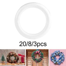 Foam Wreath Forms Craft Foam Circles Round Rings, Craft Foam Wreath Circles for
