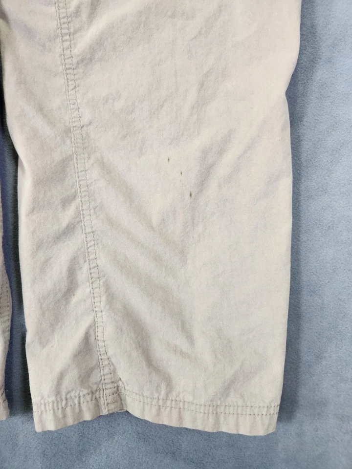 BC Clothing Convertible Zip Off Cargo Pants XL x 32 Tan Nylon Blend Hiking - Image 4 of 4