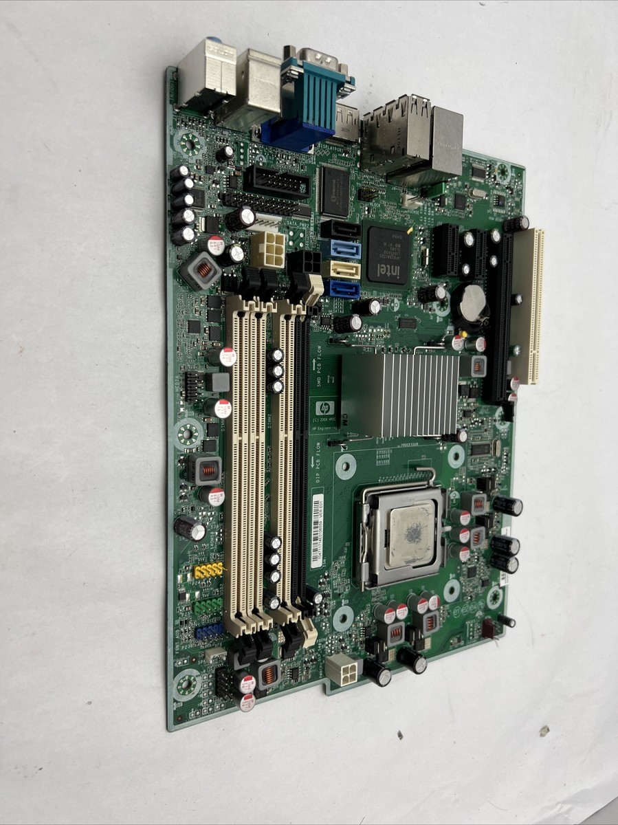 HP Socket 775 Desktop Motherboard w/ Intel E8400 C2D CPU 536884-001  536458-001