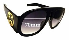 SFx Replacement Sunglass Lenses fits Gucci GG0152/S - 70mm Wide