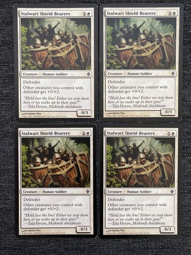 Magic: The Gathering - Stalwart Shield-Bearers (ROE) - Carta Singola Comune Da Rise Of The Eldrazi