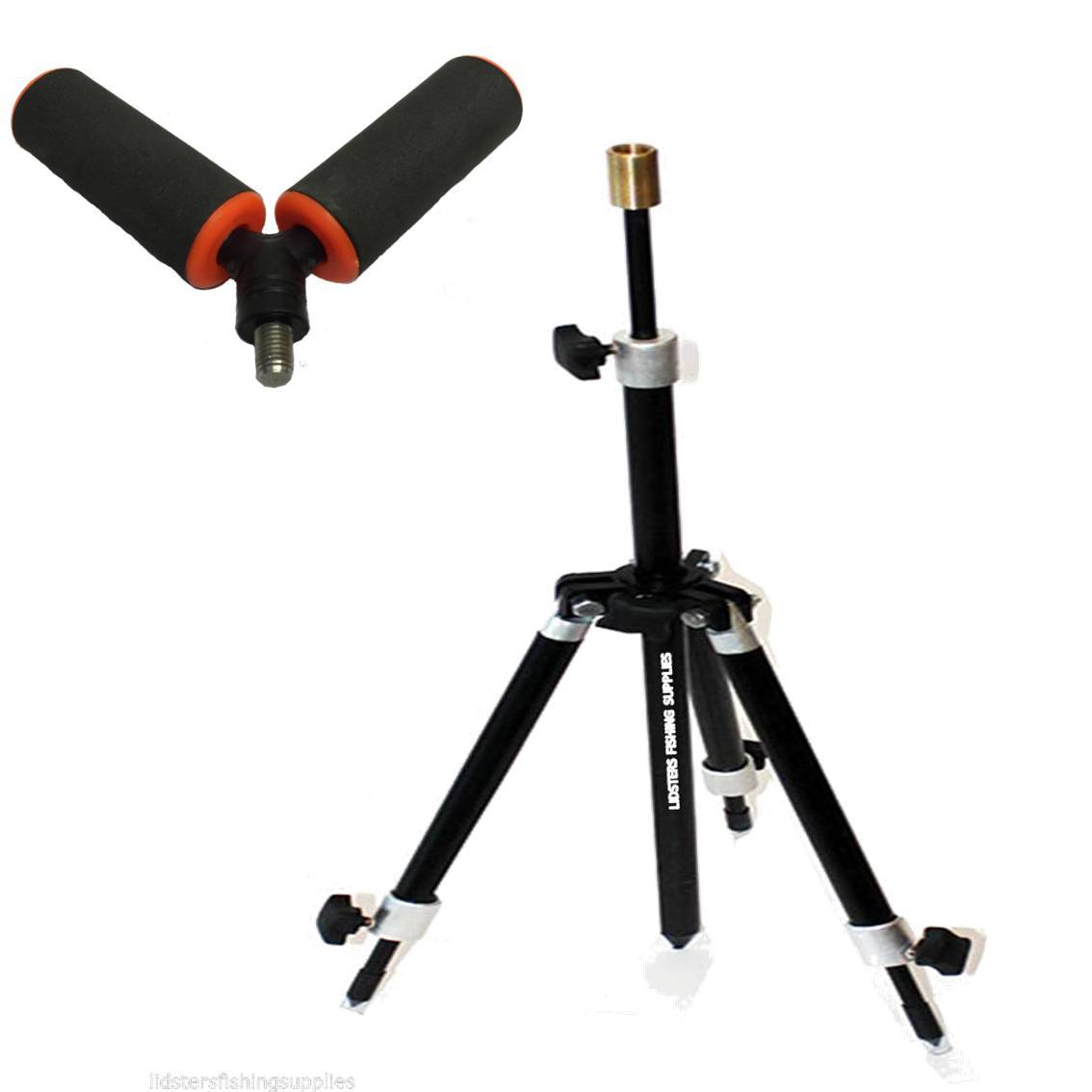 x Carp Coarse Fishing Mini Tripod Rod Rest Tackle 3