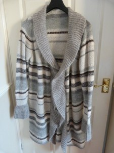 white cardigan size 18