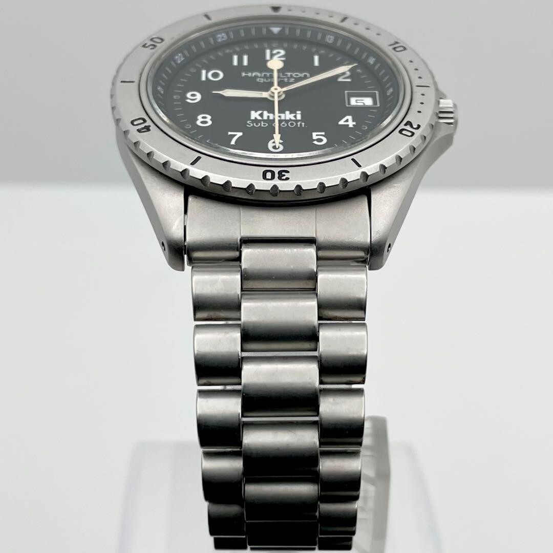 Hamilton Khaki 9745 Men's Watch Black Dial Analog Quartz