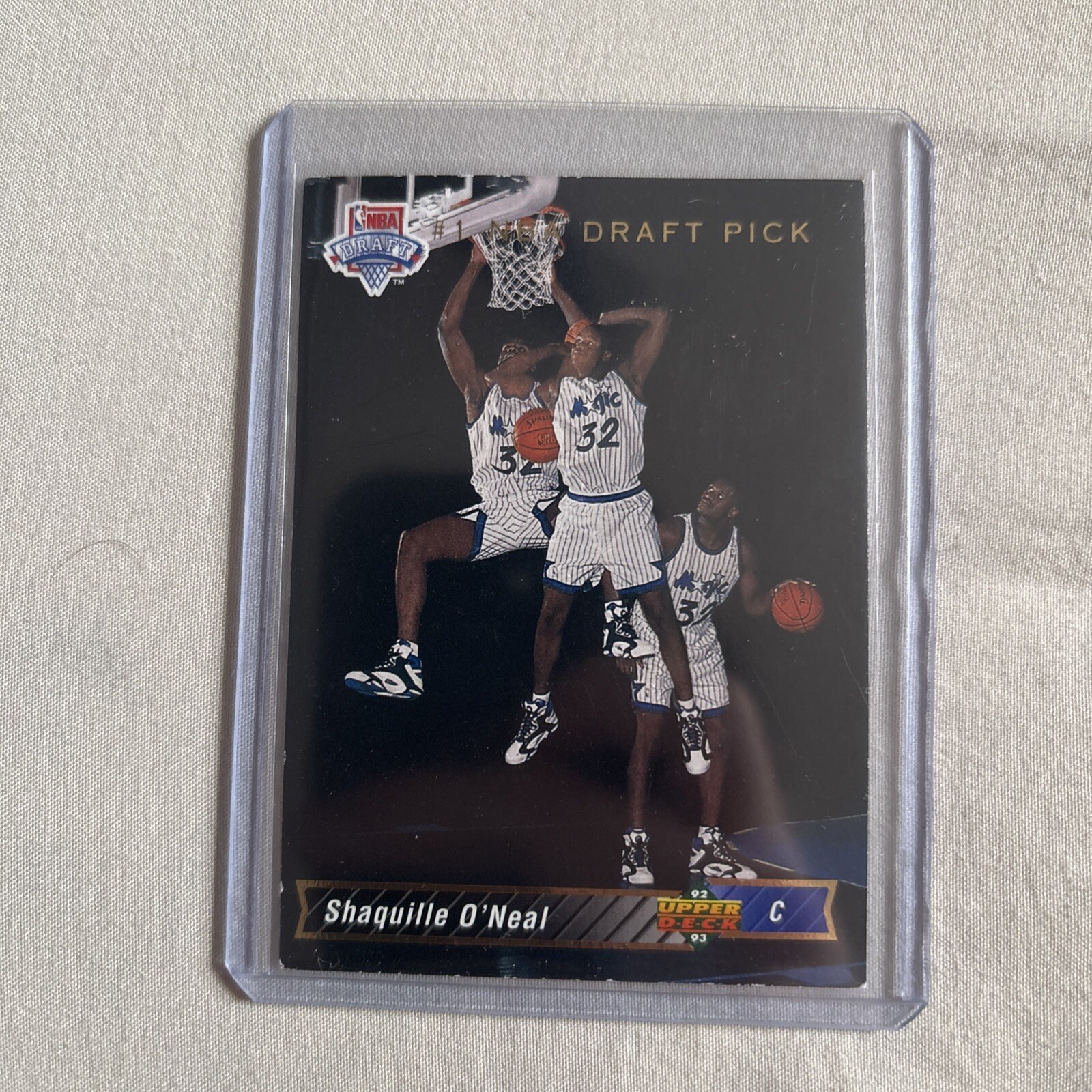 1992-93 Upper Deck Basketball Rookie Shaquille O'Neal #1B Trade Card
