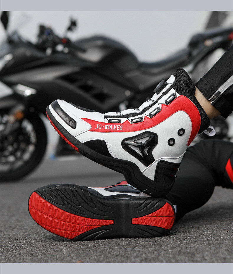 Motorcycle Boots Male Motocross Shoes Bicycle Racing Speed