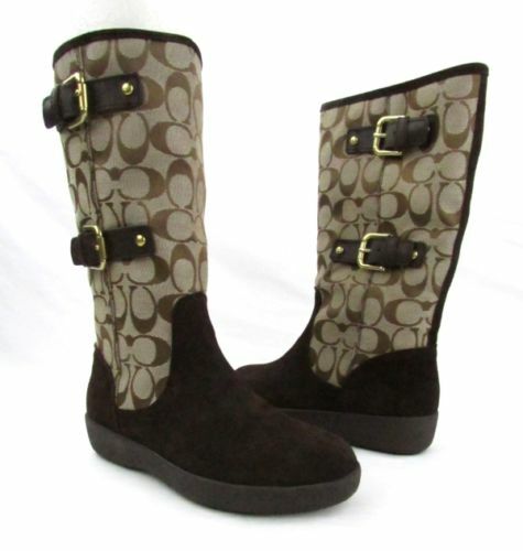 COACH TINAH 12CM SIGNATURE KHAKI 