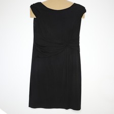Anthea Crawford Black Stretch Evening Dress, Glamour, Cocktail Party Size 18