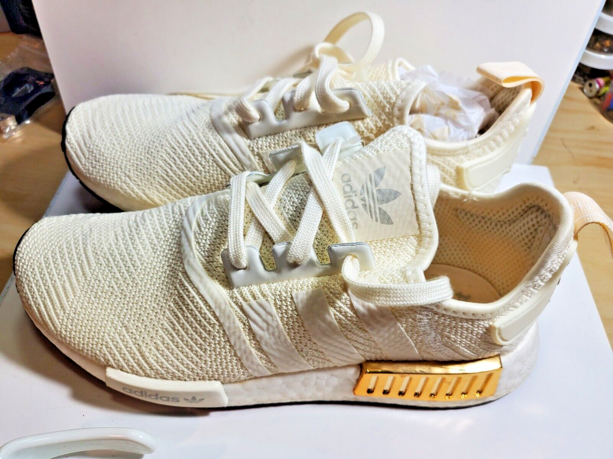 ADIDAS NMD R1 V2 Gold Boost Running Lace Stretch Sneakers White, US Men\'s 7.5 Amazon.com | adidas NMD_R1.V2 Mens Shoes Size 8, Color  main image 3