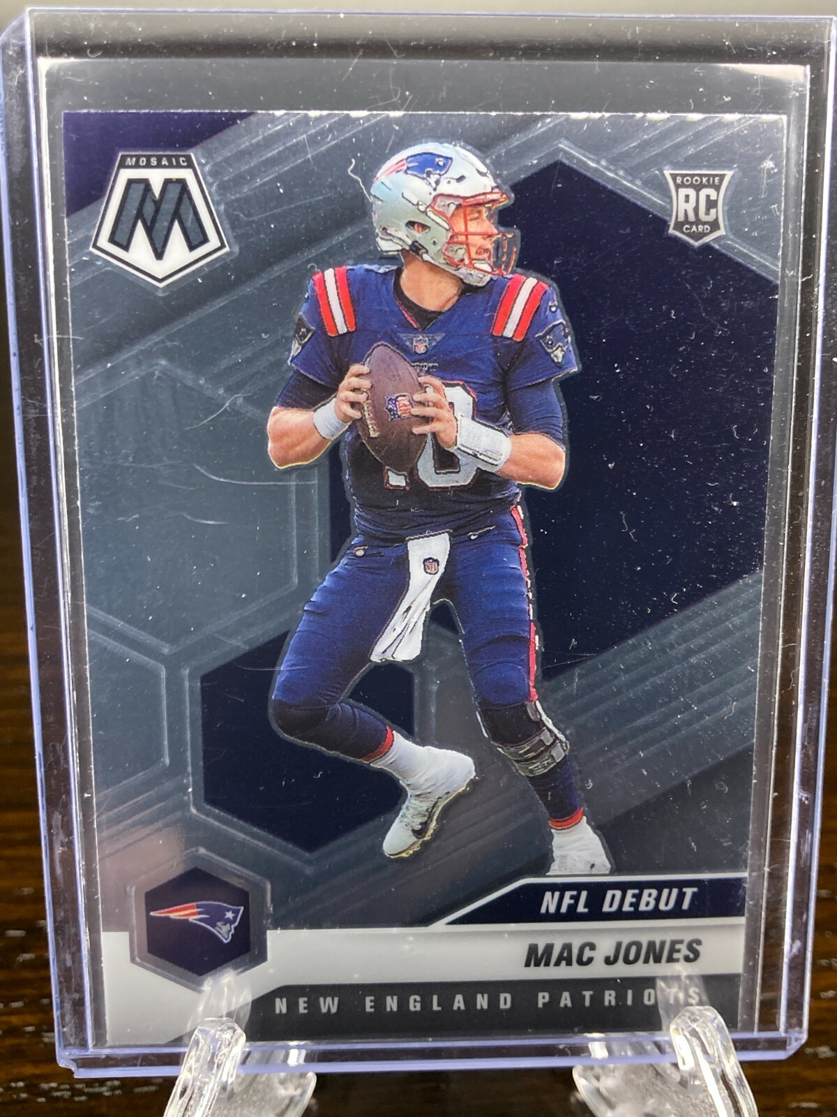 MAC JONES 2021 Mosaic NFL Debut Rookie! Patriots Star