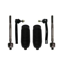 6pc Front Inner & Outer Tie Rods Bellow Boots for Nissan Maxima 09-14 All Models